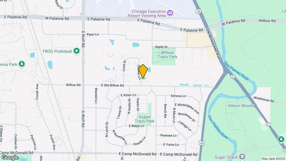 1561 Quaker Ln Map and Location Details