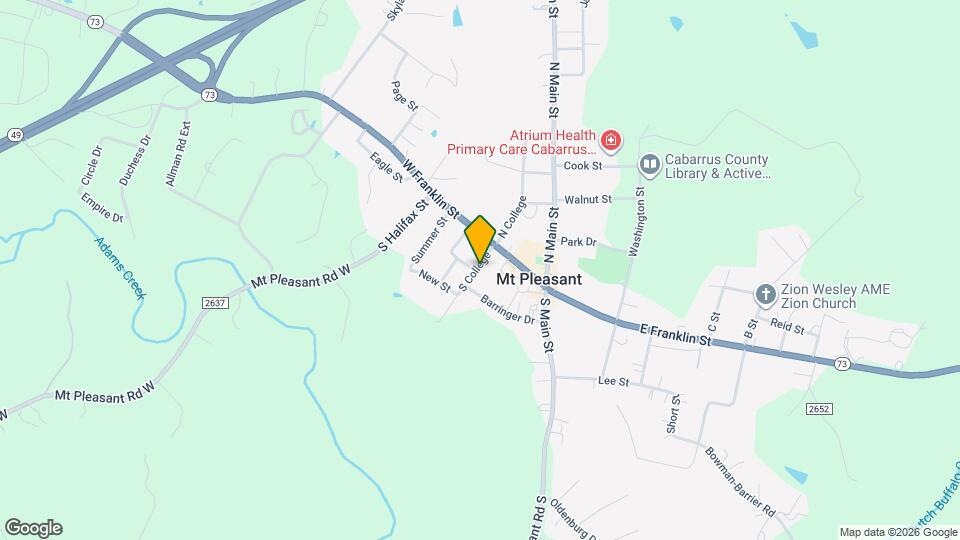 1325 S College Map and Location Details