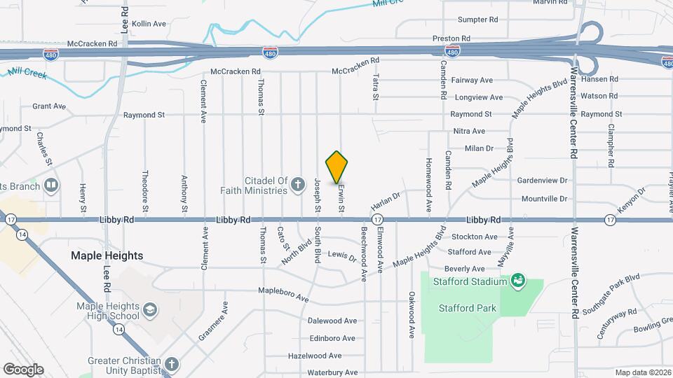 5234 Erwin St Map and Location Details