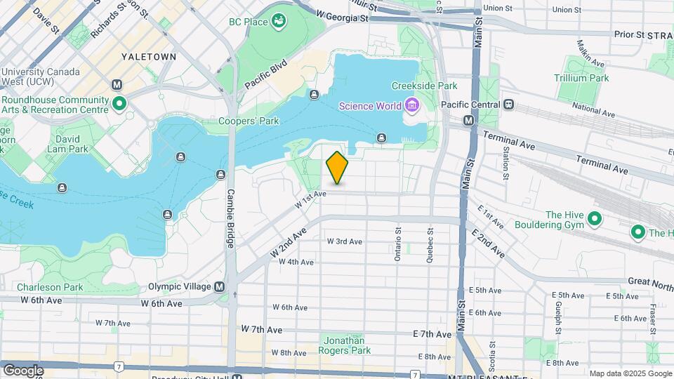 191 W 1st Ave Map and Location Details