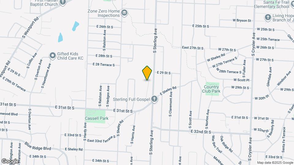 2912 S Harvard Ave Map and Location Details
