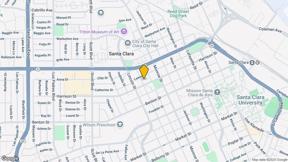 1355 Jefferson St Map and Location Details