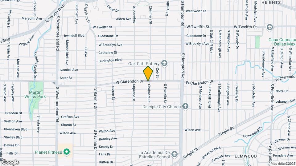2602 W Clarendon Dr Map and Location Details