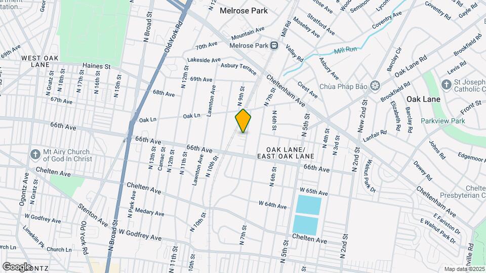 6644 N 8th St Map and Location Details