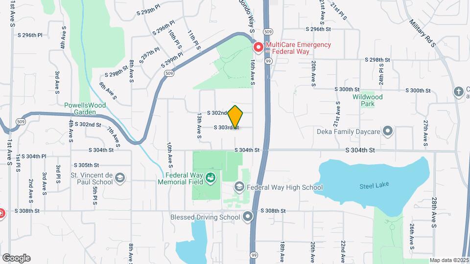 1439 S 303rd St Map and Location Details