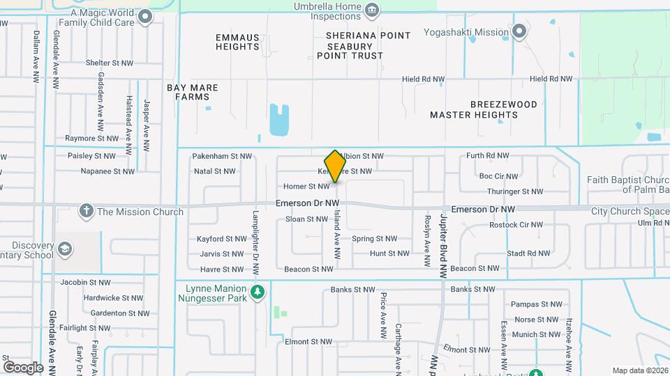 1100 Homer St NW Map and Location Details