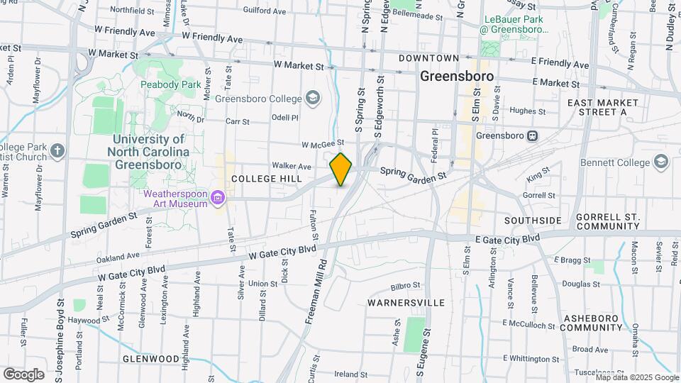 615 Morehead Ave Map and Location Details