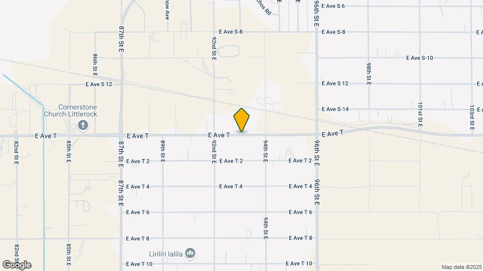 9308 E Ave T Map and Location Details