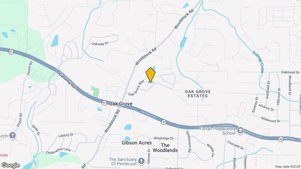 121 Oak Grove Pl Map and Location Details