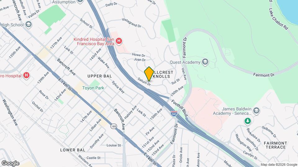 14750 Saturn Dr Map and Location Details