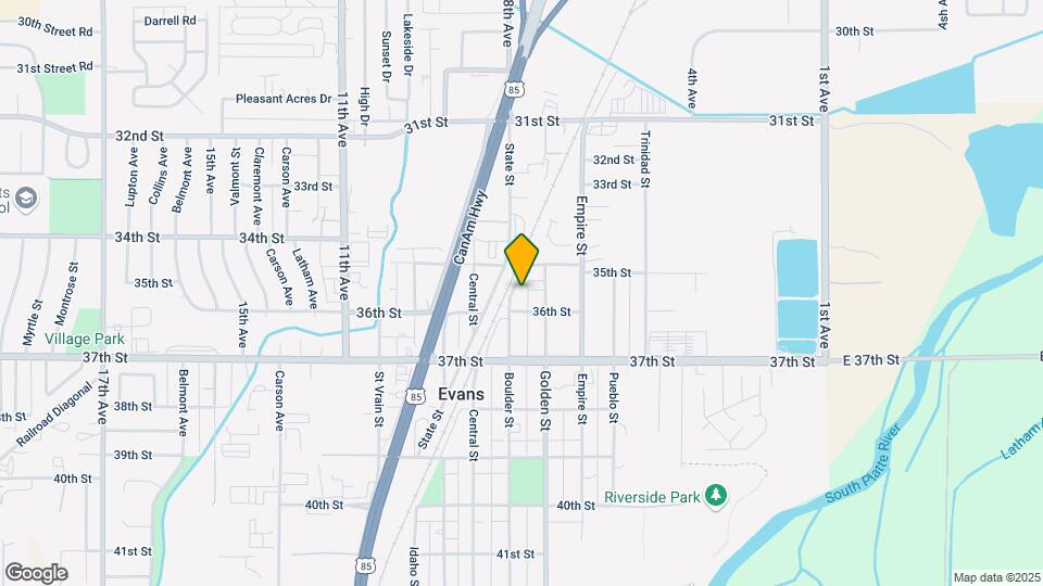 3522 Boulder St Map and Location Details