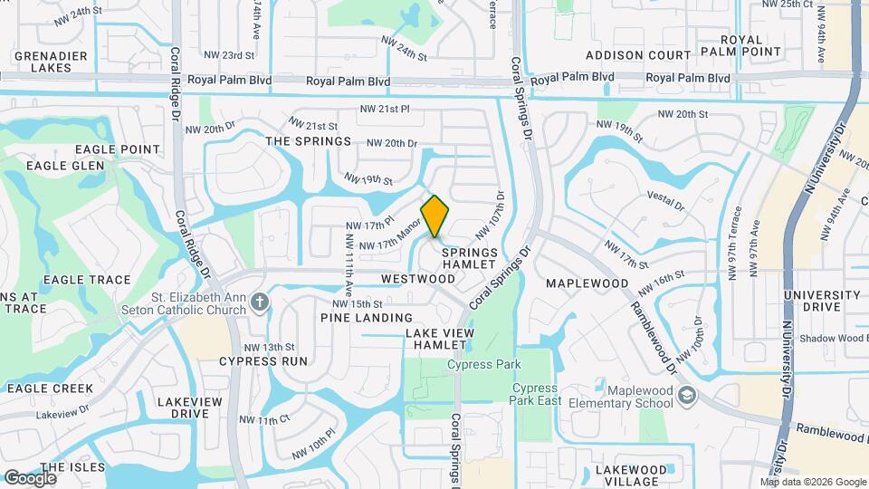 1672 Cypress Pointe Dr Map and Location Details