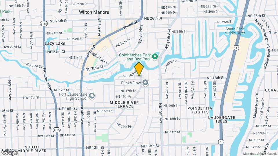 1151 NE 18th St Map and Location Details