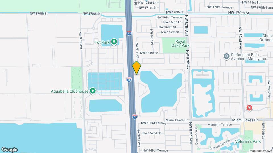 16004 NW 91st Ct Map and Location Details