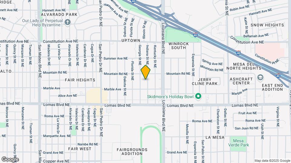 1301 Indiana St NE Map and Location Details