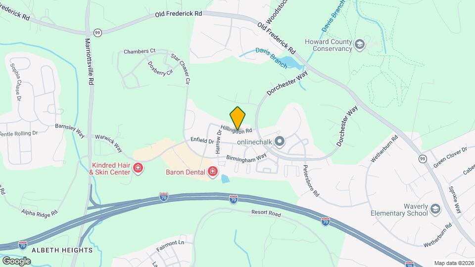 10635 Hillingdon Rd Map and Location Details