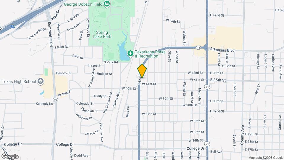 4106 Texas Blvd Map and Location Details