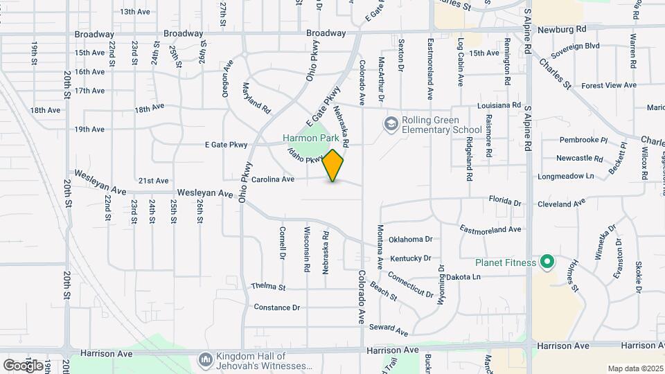 3503 Carolina Ave Map and Location Details