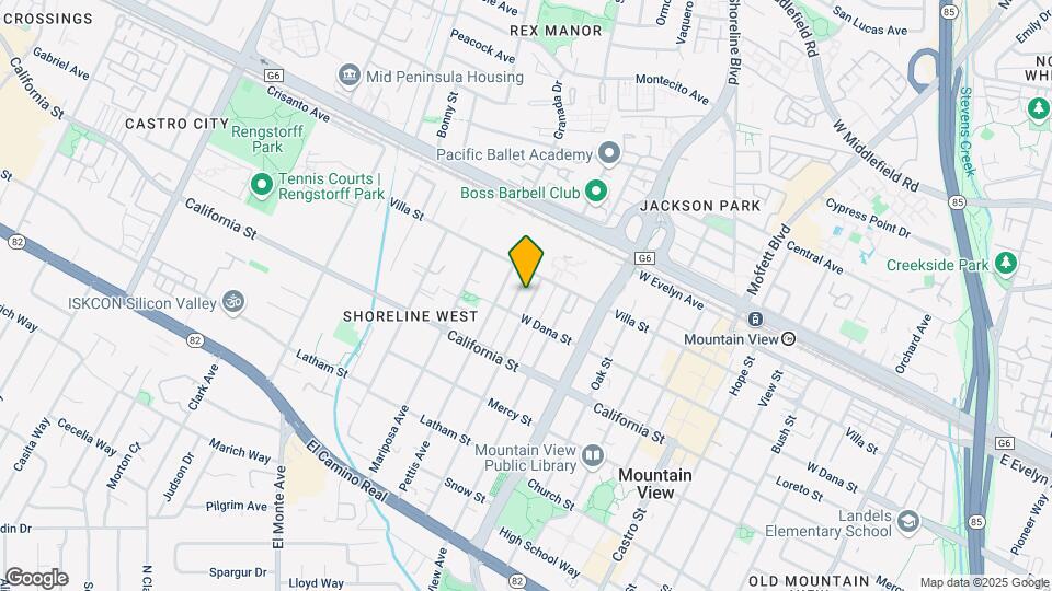 250 Palo Alto Ave Mapa y Detalles de la Ubicación