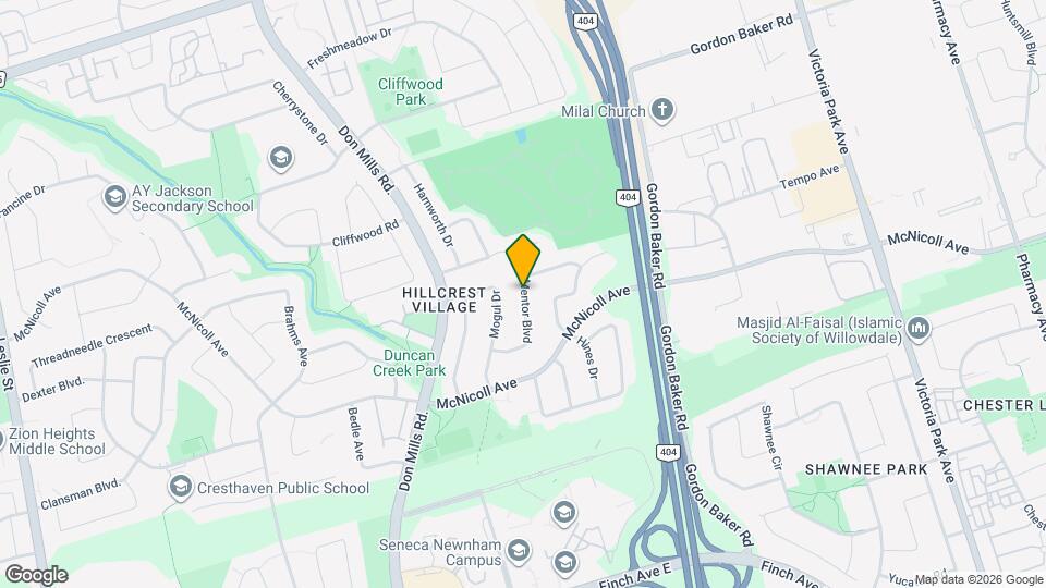 60 Mentor Blvd Map and Location Details