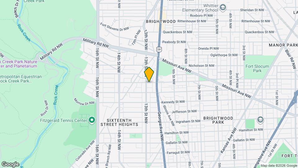 1214 Madison St NW, Unit 101 Mapa y Detalles de la Ubicación