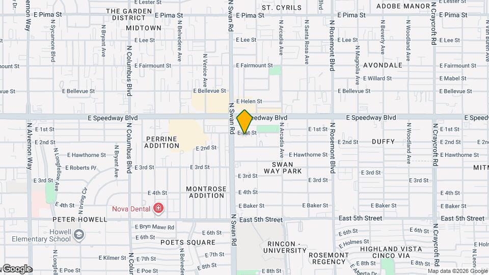 4732 E 1st St Mapa y Detalles de la Ubicación