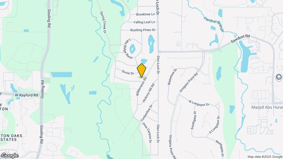 3306 Roaming Woods Ln Map and Location Details