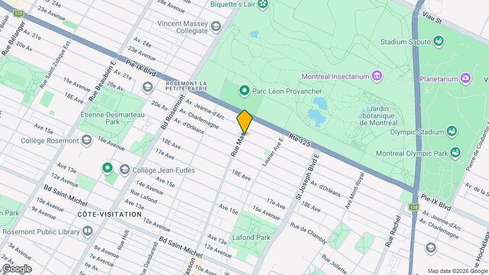 3970 Masson Map and Location Details