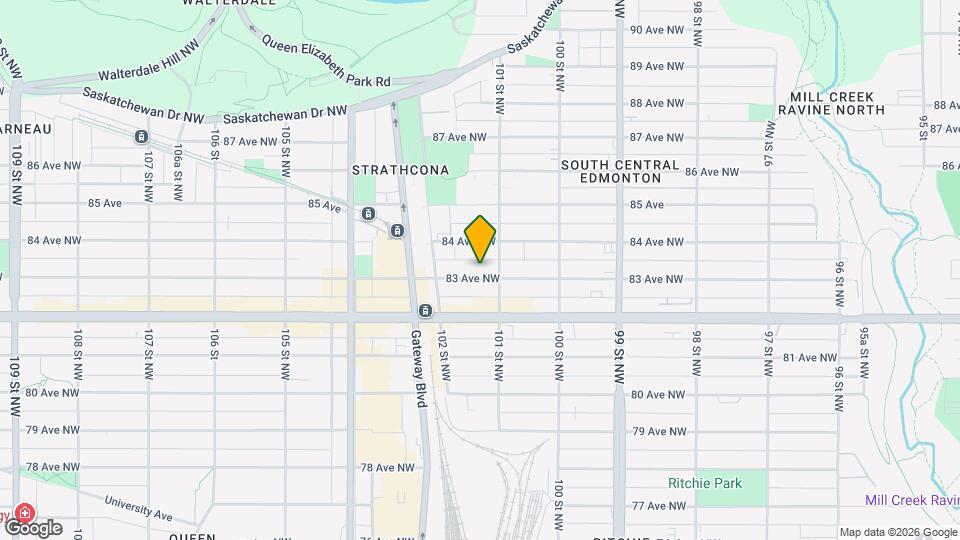 10114 83 Av NW Map and Location Details