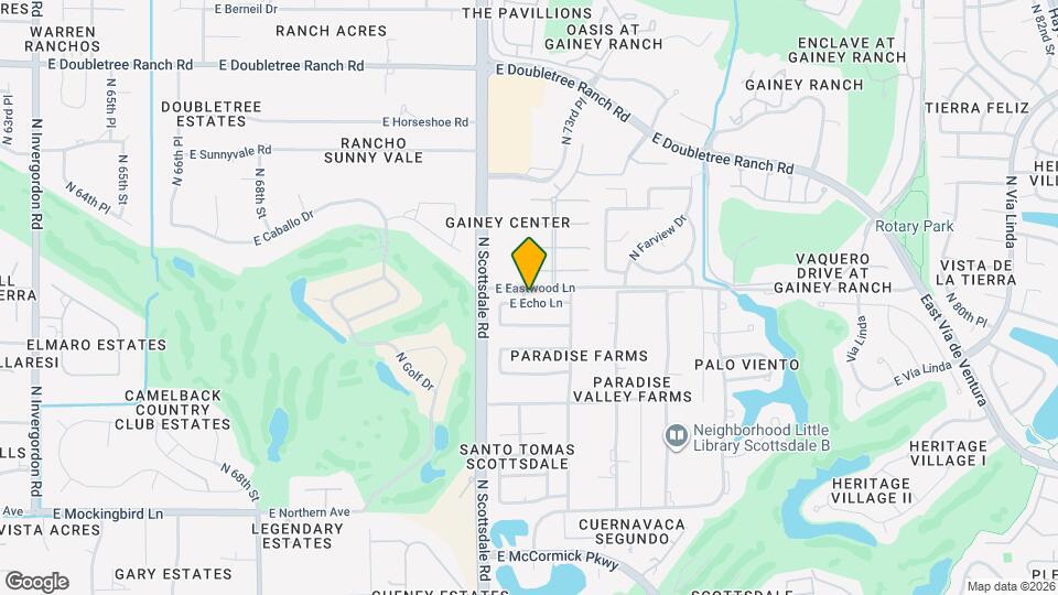 7278 E Echo Ln Map and Location Details