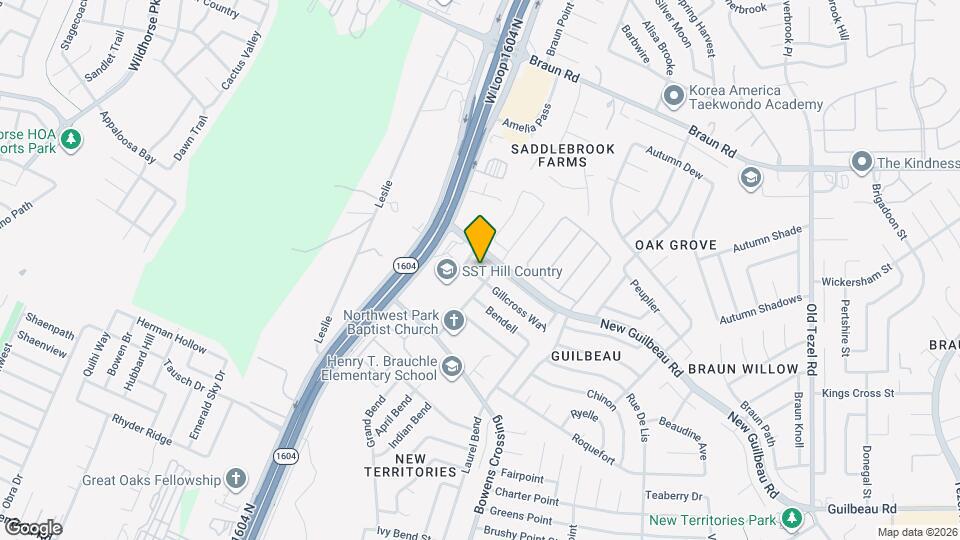 9515 Gillcross Way Map and Location Details