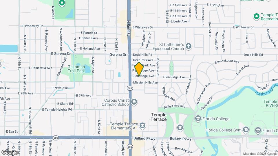 109 Glen Ridge Ave Mapa y Detalles de la Ubicación