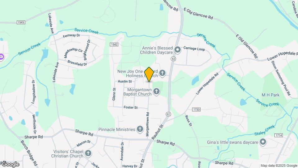 1744 Morgantown Rd Map and Location Details