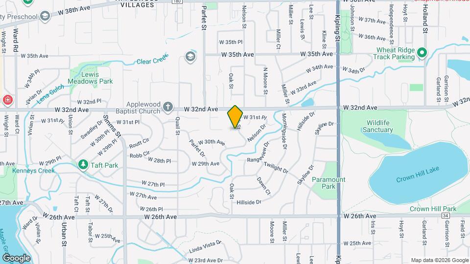 3061 Oak St, Unit Guest Suite Map and Location Details