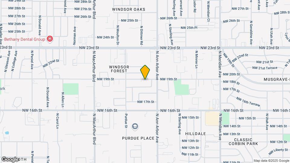 4924 NW 19th St Map and Location Details