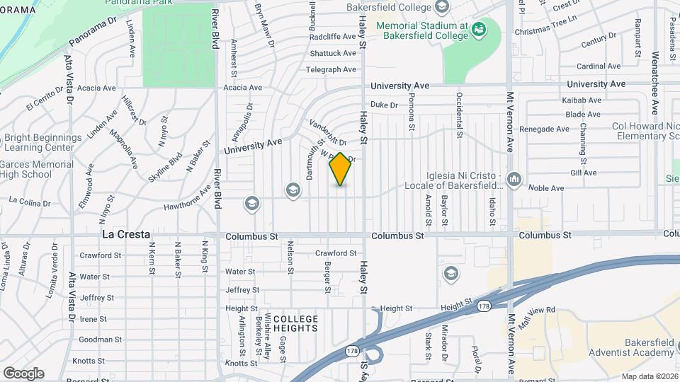 2904 Fordham St Map and Location Details