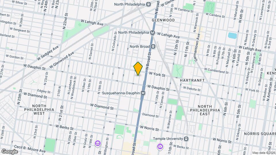 2334 N Carlisle St Map and Location Details