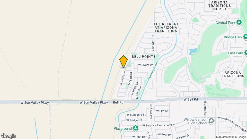 17436 N 185th Ln Map and Location Details