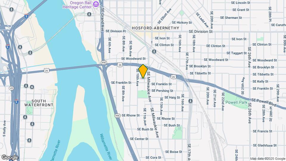1029 SE Franklin St Map and Location Details