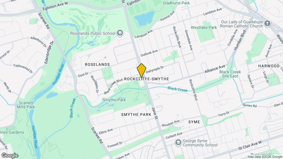 890 Jane St Map and Location Details