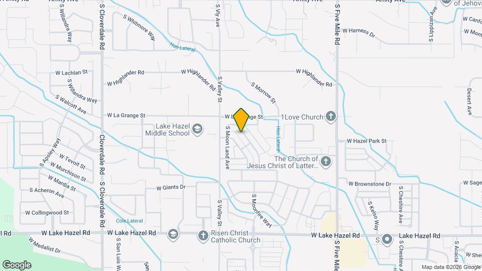 5523 S Moonfire Way Map and Location Details