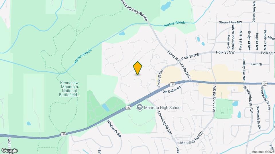 1271 Whitlock Ridge Dr Map and Location Details
