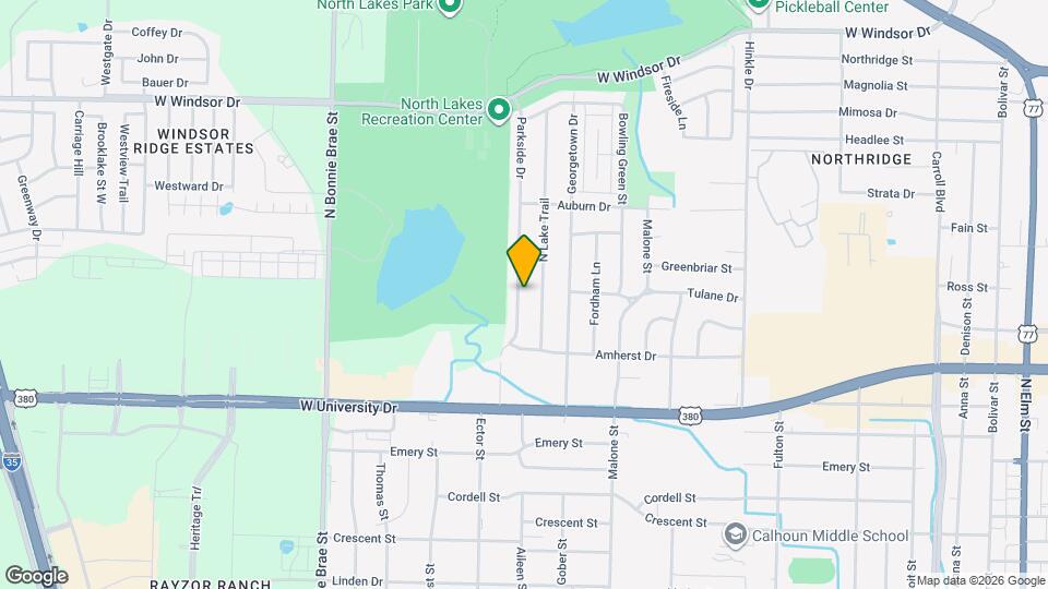 1916 Parkside Dr Map and Location Details