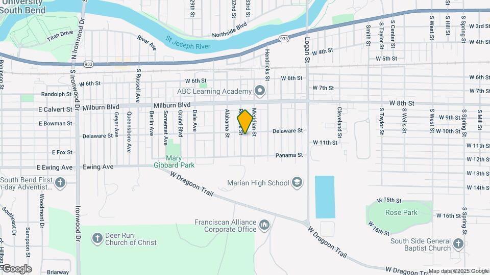 910 Reddick St Mapa y Detalles de la Ubicación