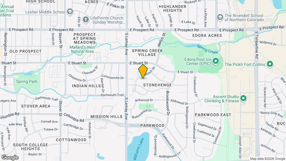 1989 Sonoma Pl Map and Location Details