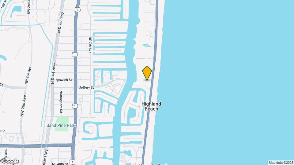 1119 Highland Beach Dr Mapa y Detalles de la Ubicación