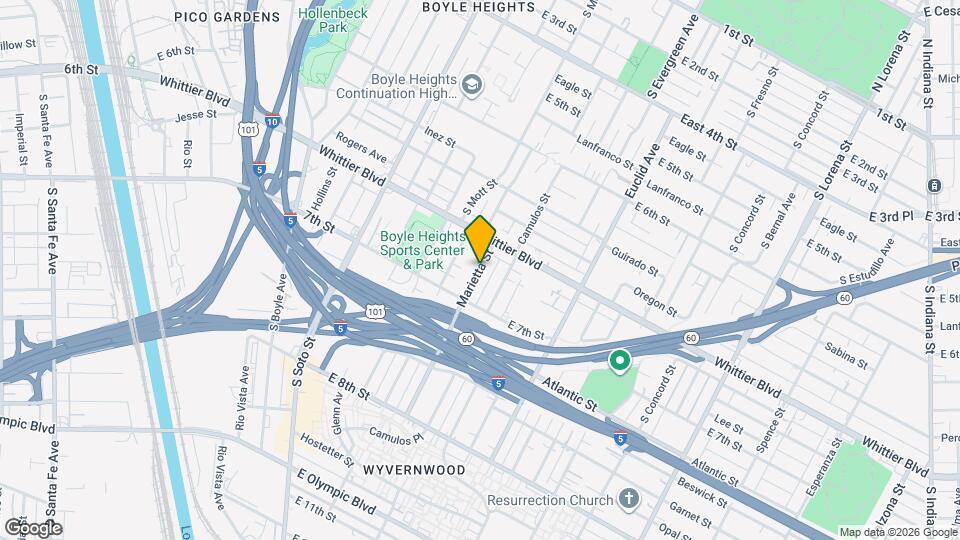 935 Marietta St Mapa y Detalles de la Ubicación