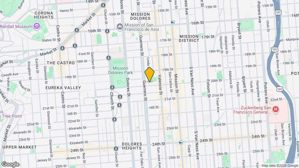 3667 20th St Map and Location Details