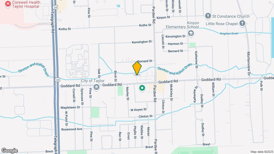 22900 Goddard Rd Map and Location Details