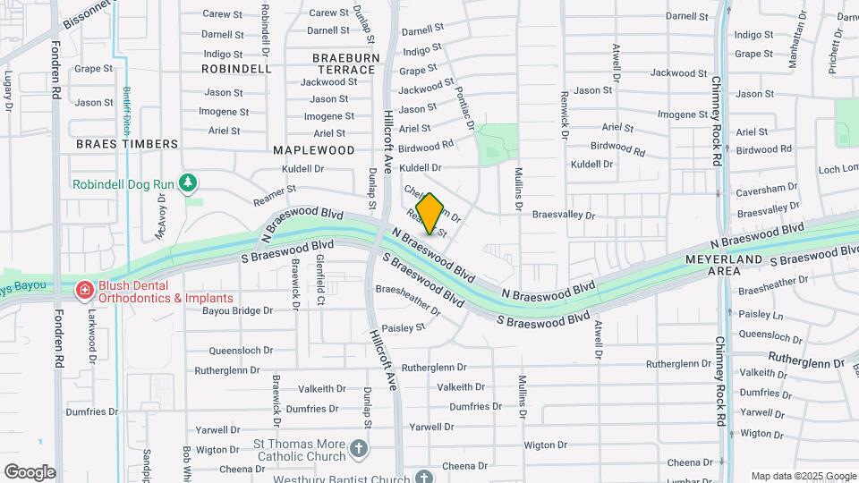 5714 N Braeswood Blvd Map and Location Details